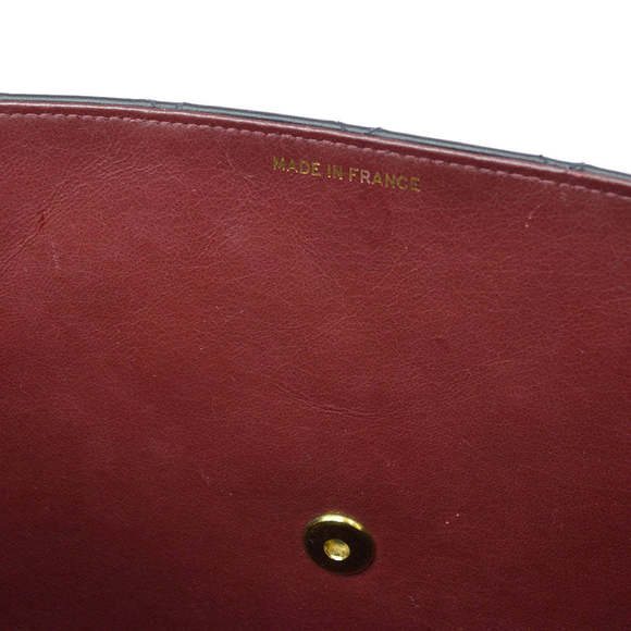 CHANEL 1991-1994 Black Lambskin Classic Flap Maxi 75152 - Picture 9 of 10